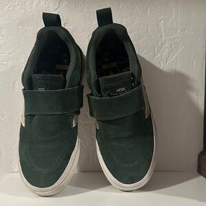 Vans Forest Green Suede Shoes